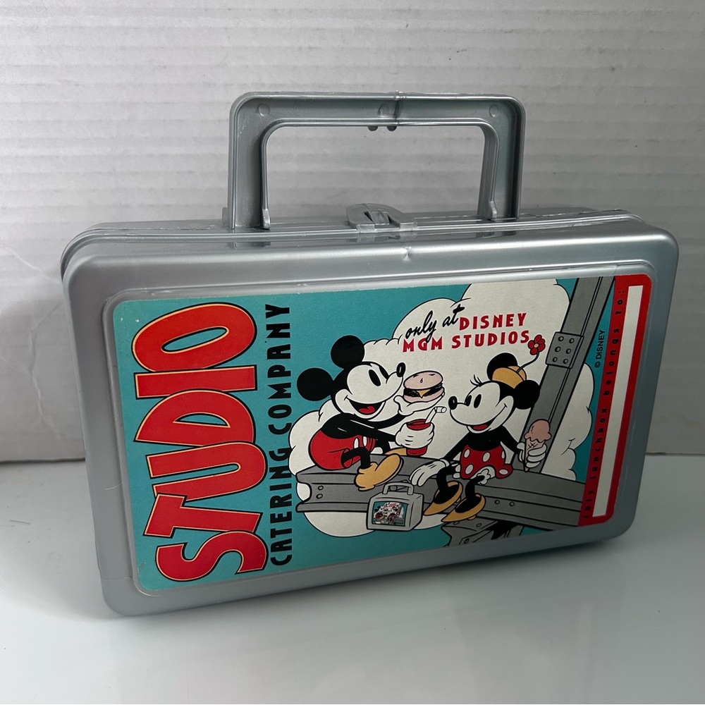 Vintage plastic lunchbox from Disney MGM Studios
